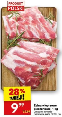 Żebra wieprzowe pieczenione, 1 kg promocja w Twój Market
