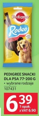 Snack dla psa Pedigree Rodeo 77-200 g wybrane rodzaje promocja w Selgros