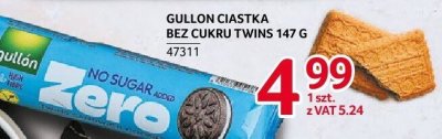 Ciastka Gullon Zero bez cukru Twins 147g promocja w Selgros