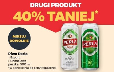 Piwo Perła Export, Chmielowa DRUGIE -40% promocja w Netto
