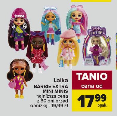Lalka barbie extra moda mini Mattel promocja
