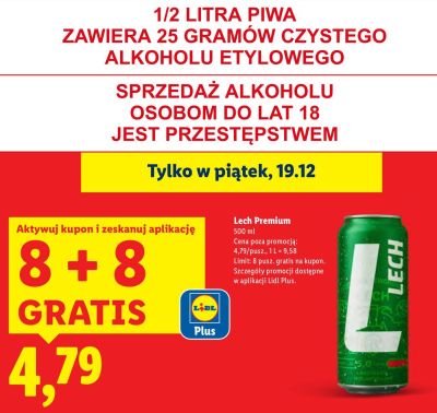 Piwo promocja w Lidl