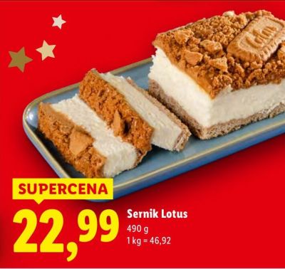 Sernik Lotus promocja w Lidl