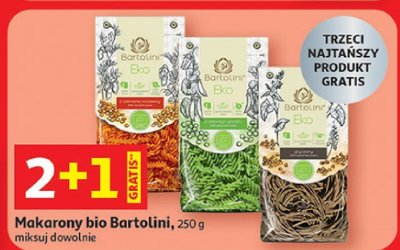 Makarony bio Bartolini, 250 g miksuj dowolnie promocja w Auchan