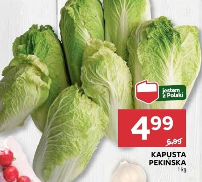 Kapusta pekińska promocja w Stokrotka