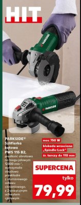 Szlifierka k膮towa pws 115 b2 750 w Parkside promocja