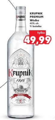 Wódka premium 1 l promocja w Kaufland
