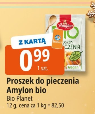 Proszek do pieczenia Amylon bio promocja w Leclerc