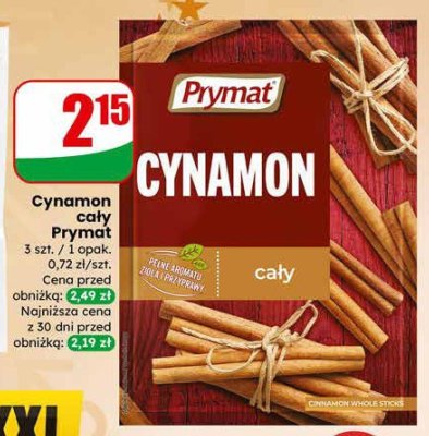 Cynamon cały 3 szt. promocja w Dino