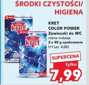 Zawieszka color power arctic water Kret promocja w Kaufland