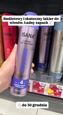Lakier do włosów Volume promocja w Rossmann