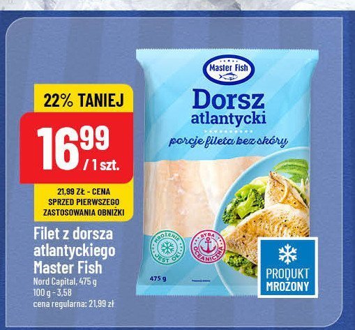 Dorsz atlantycki Master fish promocja