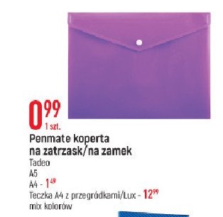 Koperta na zatrzask a5 promocja