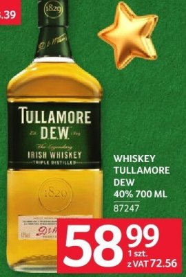 Whiskey Tullamore Dew 40% 700 ML promocja w Selgros