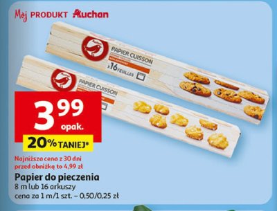 Papier do pieczenia Auchan promocja