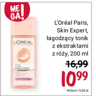 Tonik skóra sucha i wrażliwa L'oreal skin expert promocja