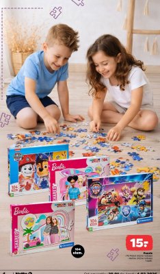 Puzzle Barbie 104 elem. promocja w Netto