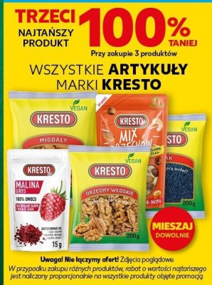 Migdały Kresto promocja w Kaufland