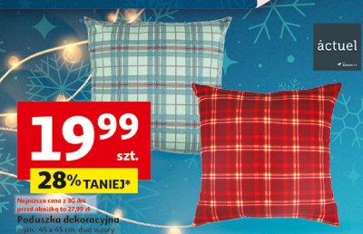 Poduszka dekoracyjna promocja w Auchan