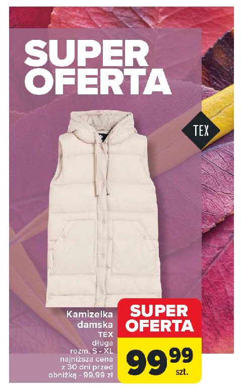 Kamizelka damska s-xl Tex promocja