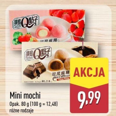 Ciastka mini mochi Aldi promocja w Aldi