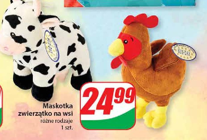 Maskotka krówka promocja w Dino