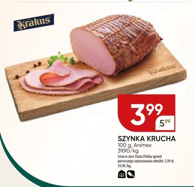 Szynka krucha Krakus Animex promocja w Chata Polska