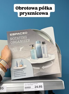 Obrotowa półka prysznicowa 26 cm różne kolory promocja w Action