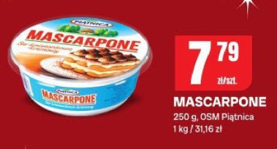 Mascarpone OSM Piątnica promocja w Chorten