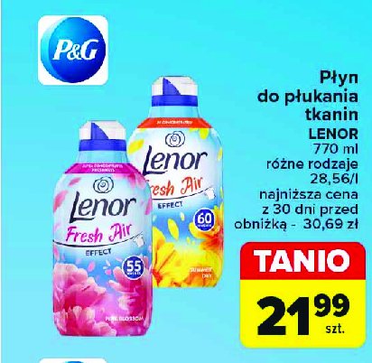 Płyn do płukania summer day LENOR FRESH AIR EFFECT promocja