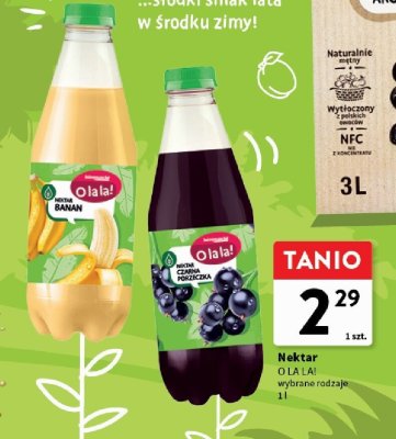 Nektar O LA LA! wybrane rodzaje promocja w Intermarche
