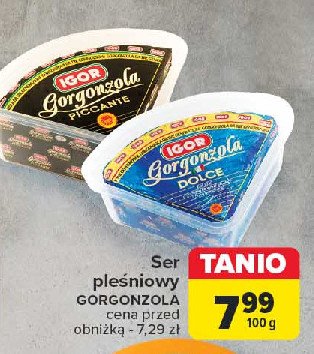 Ser gorgonzola Igor promocja