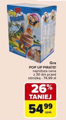 Gra POP UP PIRATE! promocja w Carrefour