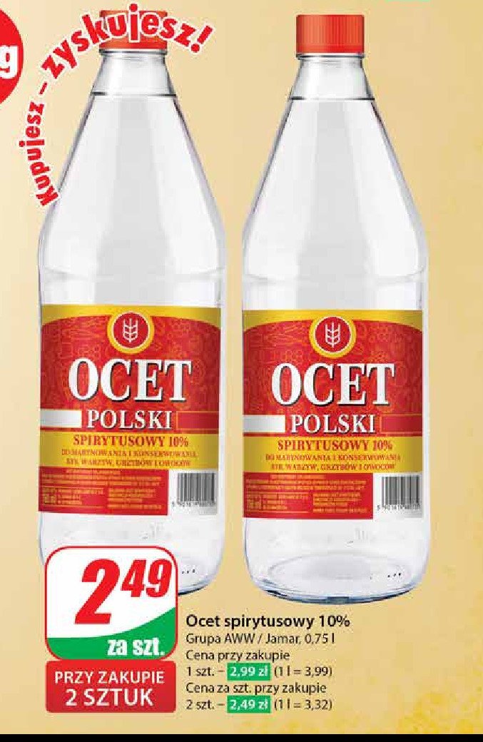 Ocet Jamar promocja