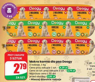 Mokra karma dla psa Doogy promocja w Dino