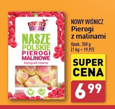 Pierogi malinowe Nowy wiśnicz promocja