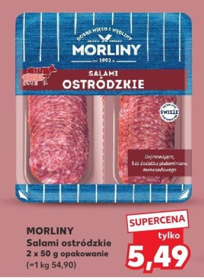 Salami ostródzkie 2x50 g promocja w Kaufland