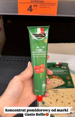 Koncentrat pomidorowy promocja w Biedronka