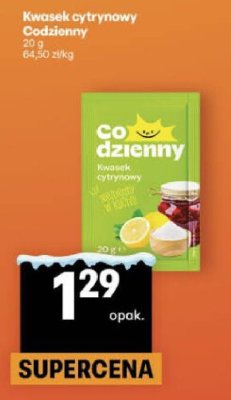 Kwasek cytrynowy Codzienny promocja w Delikatesy Centrum