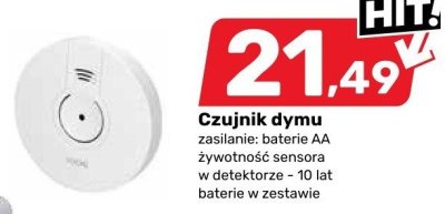 Czujnik dymu promocja w Bricomarche