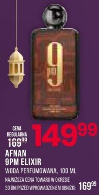 Perfumy Afnan 9PM Elixir promocja w Drogerie Natura