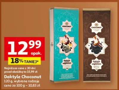Daktyle Choconut w czekoladzie promocja w Auchan