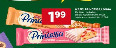 Wafelek ciasto z truskawkami Princessa longa promocja