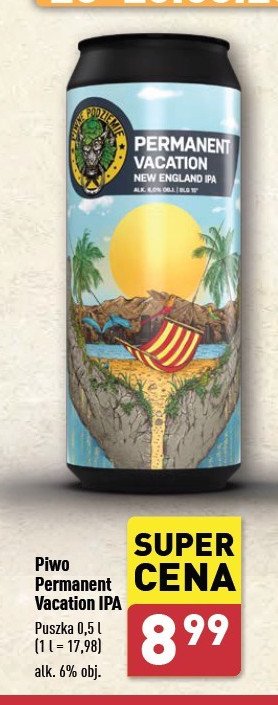 Piwo new england ipa Piwne podziemie permanent vacation promocja