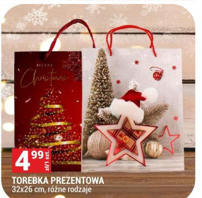 Torebka prezentowa 32x26 cm, różne rodzaje promocja w Merkury Market