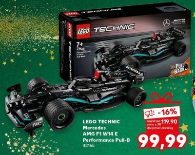 Klocki TECHNIC Mercedes AMG F1 W14 E Performance Pull-B 42165 promocja w Kaufland