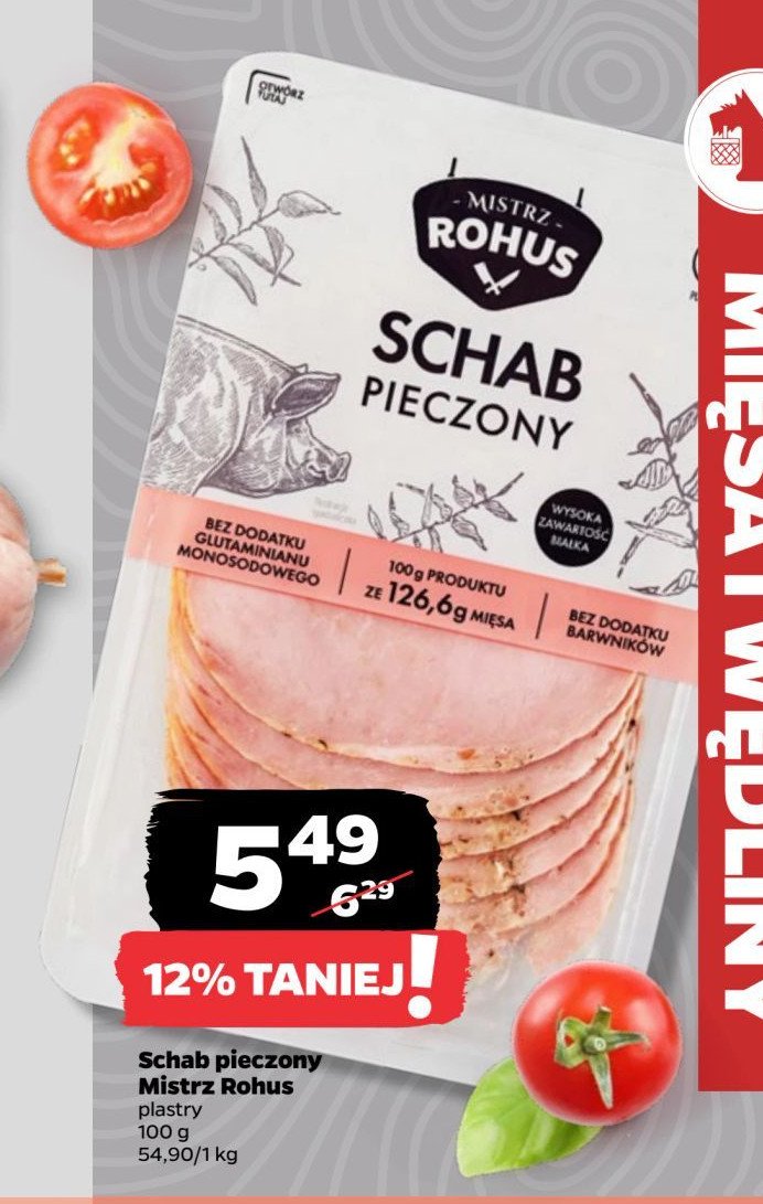 Schab pieczony Mistrz rohus promocja w Netto