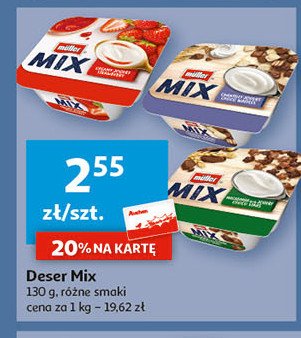 Jogurt orzech laskowy Muller mix promocja