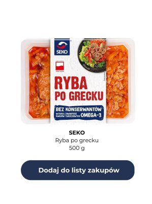 Ryba po grecku 400 g promocja w Auchan