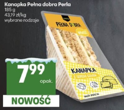 Kanapka Pełna dobra Perła promocja w Delikatesy Centrum